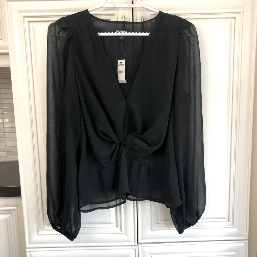 NWT Express sheer blouse